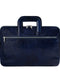 Leather Briefcase Laptop Bag - Brave New World Blue