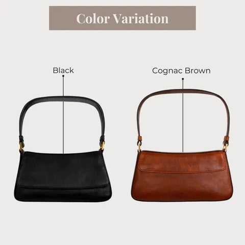 Leather Handbag - Bright Lights, Big City Brown
