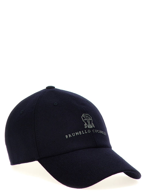 Brunello Cucinelli Logo Embroidery Cap