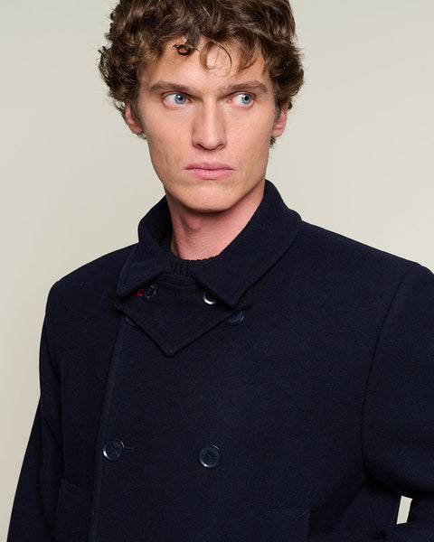 Double-Breasted Matcitxako Long Men’s Coat