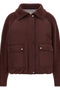 Brunello Cucinelli Shiny Zipper Pull Down Jacket