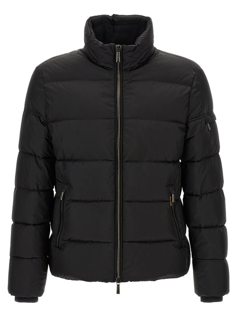 Moorer Brett Bomber Jacket - Acqua Line