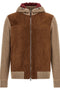 Brunello Cucinelli Suede And Cashmere Bomber Jacket
