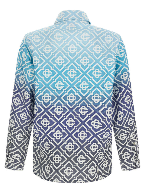 Casablanca Shacket Monogram Gradient Jacquard