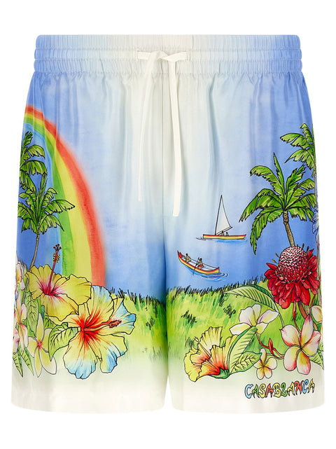 Casablanca Aloha Bermuda Shorts