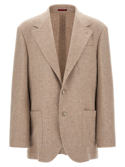 Brunello Cucinelli Cashmere Panama Blazer