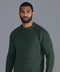 Mens 100% British Wool Heavyweight Ribbed Jumper