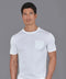 Mens Ultra Fine Cotton Knitted Pocket T-Shirt White