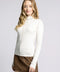 Mock Neck Marisol Long Sleeve Blanc Taupe