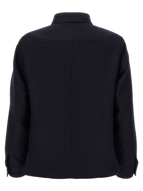 Tom Ford Double Splittable Light Wool Overshirt