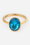 Ocean Blue Gemstone Ring