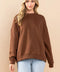 Oversized Sweatshirt - Brown