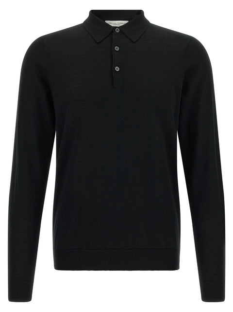 Larmeri Studio Merino Wool Polo Shirt