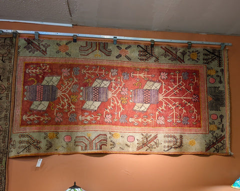 Antique Samarkand / Khotan Oriental Rug 4'1" x 8'