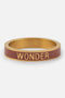 Mauve Enamel Wonder Ring