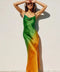 Radiance Ombre Criss Cross Back Maxi Dress