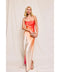 Radiance Ombre Strapless Bias Cut Maxi Dress in Hibiscus Cosmo