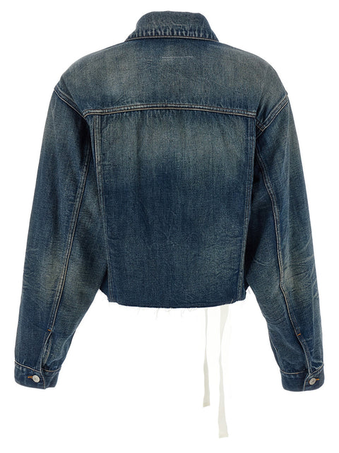 Mm6 Maison Margiela Tape Denim Jacket