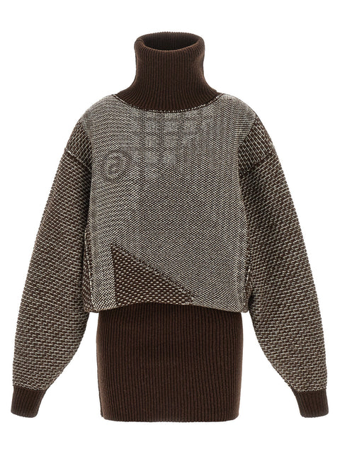 Mm6 Maison Margiela Numeric Signature Mm6 Reversible Dress