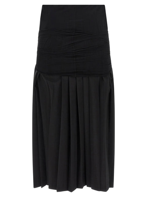 Mm6 Maison Margiela Double Layer Skirt