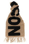 J.w.anderson Herringbone Logo Scarf