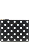 Comme Des Garcons Wallet Polka Dots Printed Wallet