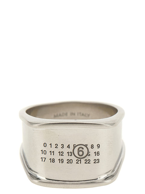 Mm6 Maison Margiela Numeric Logo Ring
