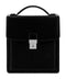 Small Leather Briefcase For Men, Unisex - Walden Black