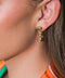 TRIPLE HEART DROP CLIP-ON EARRINGS