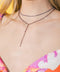 BEADED Y NECKLACE