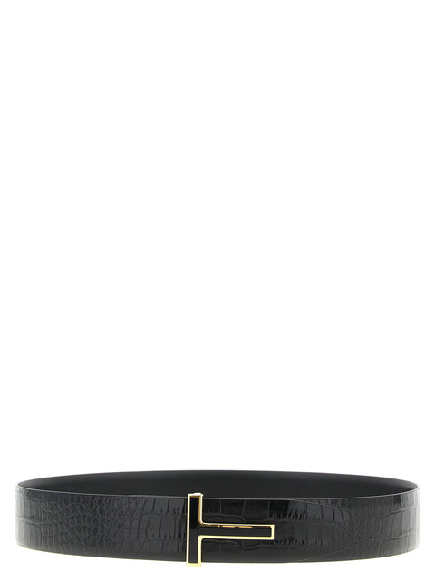 Tom Ford Reversible Crocodile Belt