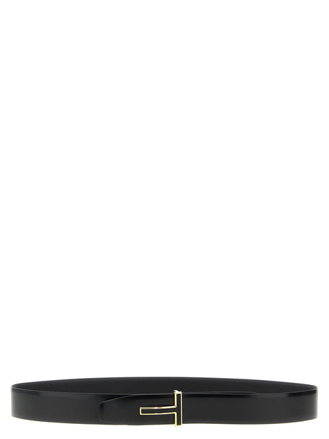 Tom Ford Logo Buckle Reversible Belt