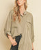 Tencel Oversized Shirt SAGE