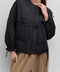 The Kara Jacket | Quilted Zip Jacket - BLACK