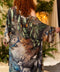 Theatre of Dreams Long Duster Bamboo Kimono Robe with Deer