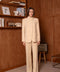 Timeless Structured Jacket with Fold-Down Officer Collar