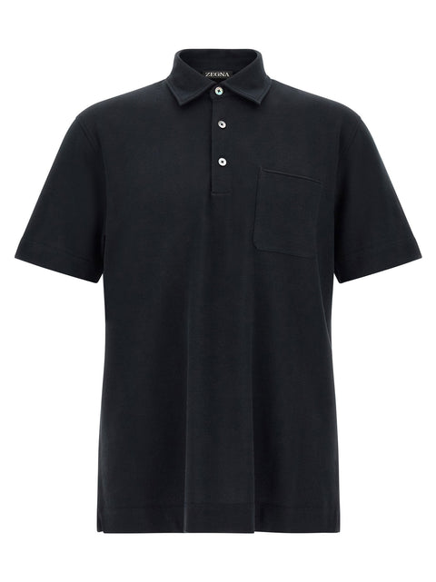 Zegna Polo Shirt With Pocket