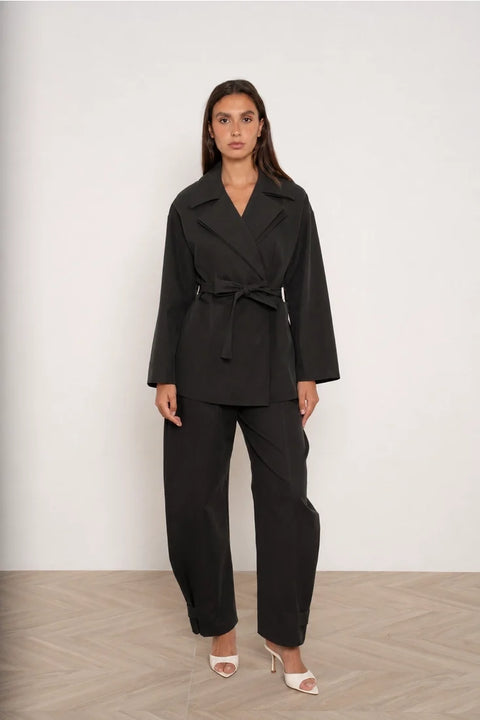 Urban Belted Wrap Jacket