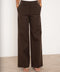 Urban Wide High-Waisted Pants with Back Triangle Pocket