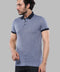 Blue Patterned Polo Men T-Shirt | Wessi