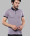 Patterned Pink Polo Men T-Shirt | Wessi
