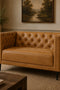 Lucius Top Grain Leather 1.5 Arm Chair - Tan