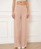 Wide-Cut Tailored Trousers