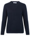 Womens 100% Cotton Crew Neck Jumper