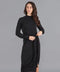 Womens Lightweight Cotton Mock Neck Dress