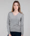 Womens Pure Cotton V-Neck Jumper