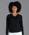 Womens Pure Cotton V-Neck Jumper
