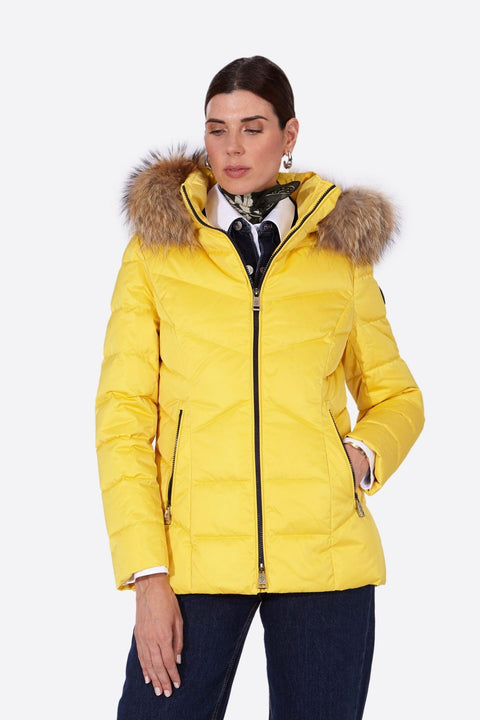 Women's Down Jacket Lena-N Yellow