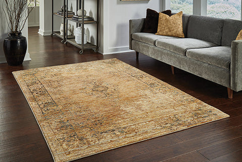 Medalia Area Rug - Cinnamon Brown