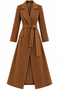 BELLA SUEDE WRAP COAT
